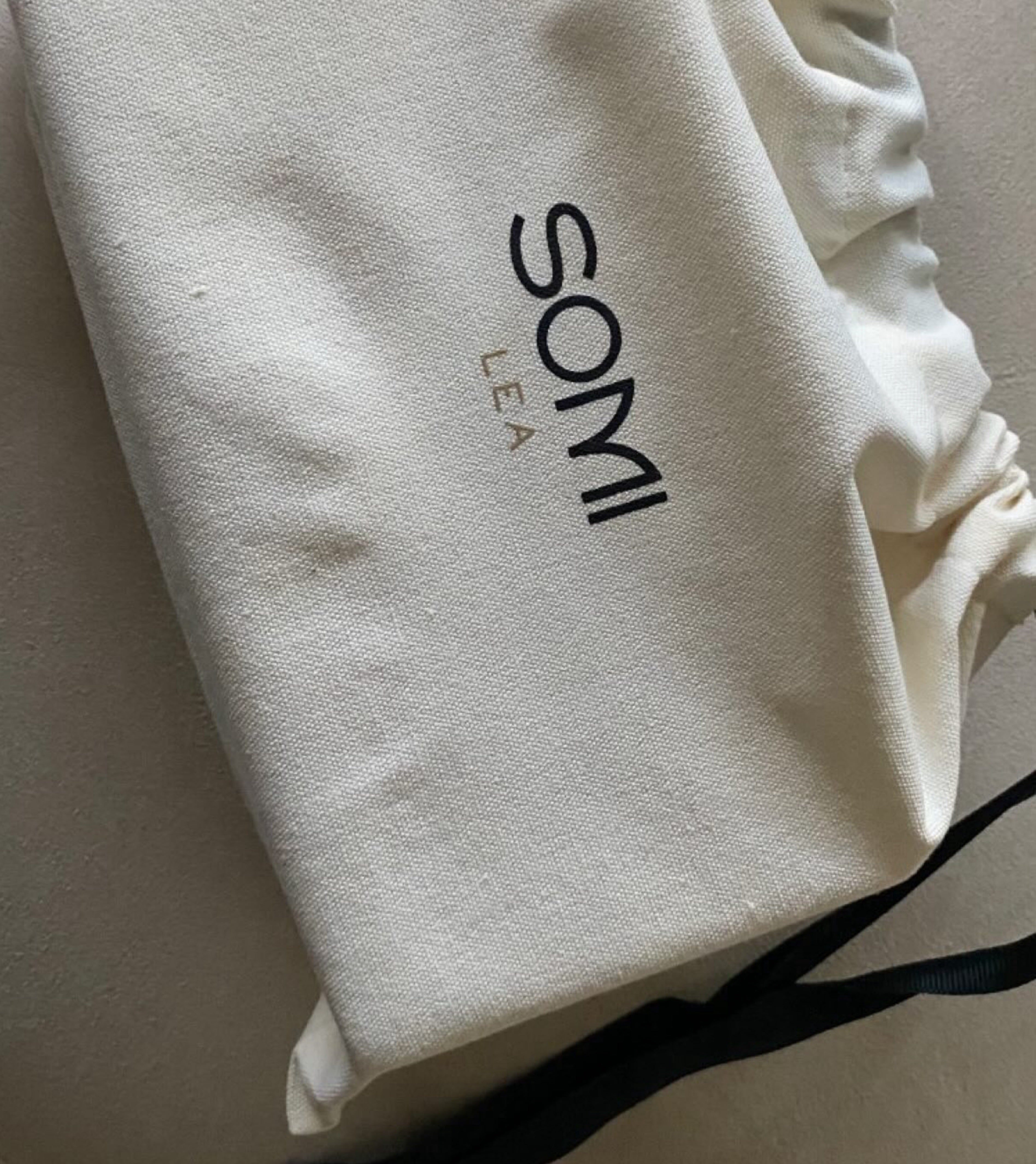 MONOGRAMMED DUST BAG